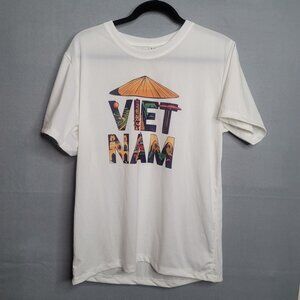 Vietnam Tourism T Shirt 90s Vintage XXLarge White w Logo